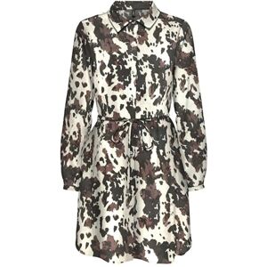 ONLY Onlnova Life Vis L/S Shirt Dress, Choklad lab, XL ONLY Onlnova Life Vis L/S Shirt Dress, Choklad lab, XL
