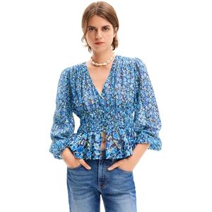 Desigual Damblus zoé blus, blå, XS Desigual Damblus zoé blus, blå, XS