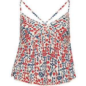 SUPERDRY Vintage Tiered Cami Top W6011561A Love Ikat Red 14 Kvinna, Love Ikat Red, 40 SUPERDRY Vintage Tiered Cami Top W6011561A Love Ikat Red 14 Kvinna, Love Ikat Red, 40