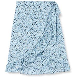 VERO MODA CURVE dam Vmemma Henna H/W wrap Blk kjol Wv Cur Rock, Skyway/Aop: caro flower, 44 plus size VERO MODA CURVE dam Vmemma Henna H/W wrap Blk kjol Wv Cur Rock, Skyway/Aop: caro flower, 44 plus size