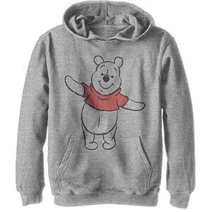 Disney Nalle Basic Sketch Pooh Boy's huvtröja fleece, atletisk heather, liten, Atletisk ljung, S Disney Nalle Basic Sketch Pooh Boy's huvtröja fleece, atletisk heather, liten, Atletisk ljung, S