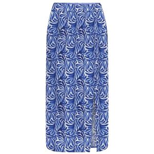 ONLY Onlnova Life Vis Lamar Slit Skirt AOP, palats blå, S ONLY Onlnova Life Vis Lamar Slit Skirt AOP, palats blå, S