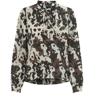 ONLY Onlnova Life Vis L/S Monica Top, Choklad lab, L ONLY Onlnova Life Vis L/S Monica Top, Choklad lab, L