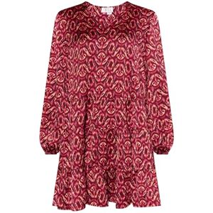 ISHA TRADE isha Damklänning 19329204-IS01, rosa flerfärgad, XS, Klänning, XS ISHA TRADE isha Damklänning 19329204-IS01, rosa flerfärgad, XS, Klänning, XS