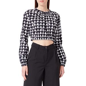 Love Moschino Damblus, Vit svart, 42 Love Moschino Damblus, Vit svart, 42