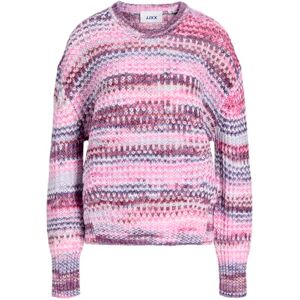JJXX JACK & JONES Jxsimone Space Dye Crew Neck Knit Sn, Lila ros, S JJXX JACK & JONES Jxsimone Space Dye Crew Neck Knit Sn, Lila ros, S
