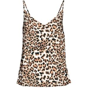 VERO MODA dam Vmeasy Joy V-hals singlet WVN Ga Top, Tan/Aop: leo, XS VERO MODA dam Vmeasy Joy V-hals singlet WVN Ga Top, Tan/Aop: leo, XS