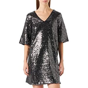 VERO MODA damklänning, Svart/detalj: flerfärgade sequins, XS VERO MODA damklänning, Svart/detalj: flerfärgade sequins, XS