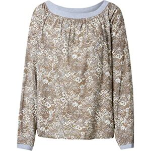 Cream CRPatsia blus, trädhus blommor, 44 dam Cream CRPatsia blus, trädhus blommor, 44 dam