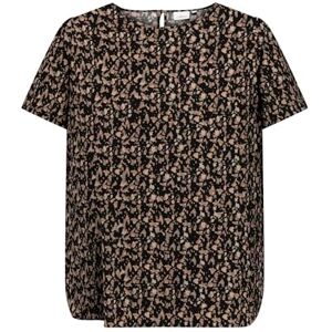 ONLY Carmakoma damer Carvica Life Ss Top WVN Noos t-shirt, Black/Aop: cora Graphic, 46 plus size ONLY Carmakoma damer Carvica Life Ss Top WVN Noos t-shirt, Black/Aop: cora Graphic, 46 plus size