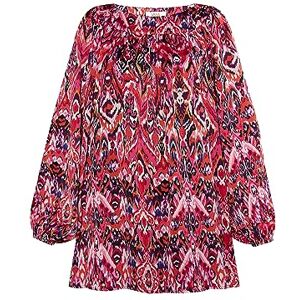 FRAULLY damblus, Rosa flerfärgad, XL FRAULLY damblus, Rosa flerfärgad, XL