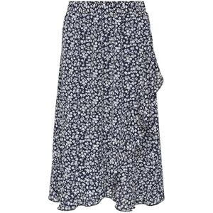 ONLY Dam 15224124 Kjol, Night Sky With Cloud Dancer Flowers, M ONLY Dam 15224124 Kjol, Night Sky With Cloud Dancer Flowers, M