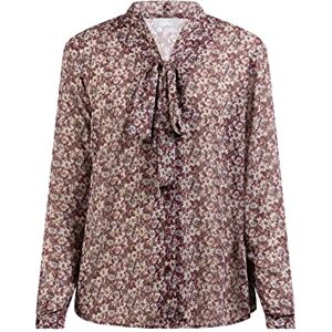 RISA dam långärmad blus, Bordeaux flerfärgad, L RISA dam långärmad blus, Bordeaux flerfärgad, L