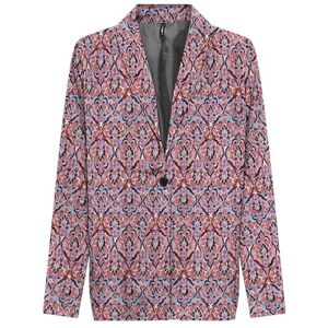 ONLY Onlnova Life Elite L/S PIMO Blazer AOP, Röd orange/Aop: 591 Soul, M ONLY Onlnova Life Elite L/S PIMO Blazer AOP, Röd orange/Aop: 591 Soul, M