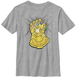 Marvel Avengers klassisk guld handske pojke ljung crew-t-shirt, Sportlich Heather, M Marvel Avengers klassisk guld handske pojke ljung crew-t-shirt, Sportlich Heather, M