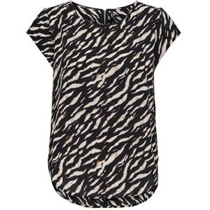 ONLY Onlvic S/S AOP Top Noos WVN, Borste, 38 ONLY Onlvic S/S AOP Top Noos WVN, Borste, 38