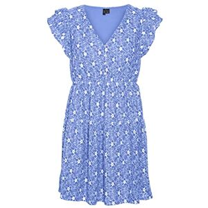 VERO MODA Bestseller A/S VMSONEY LACE SL V-hals kort klänning WVN klänning, liten pojke blå/detalj: snövita linjer, XL, Liten pojke blå/detaljer: snow white lines, XL VERO MODA Bestseller A/S VMSONEY LACE SL V-hals kort klänning WVN klänning, liten pojke blå/detalj: snövita linjer, XL, Liten pojke blå/detaljer: snow white lines, XL