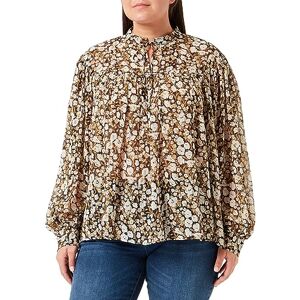 TILDEN Långärmad damblus, 37330976, brun, flerfärgad, XL, Brun, flerfärgad, XL TILDEN Långärmad damblus, 37330976, brun, flerfärgad, XL, Brun, flerfärgad, XL