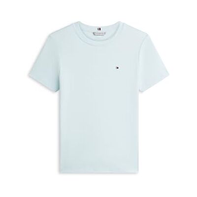 Tommy Hilfiger Dam Slim Cody C-Nk Ss Ww0Ww40587, Blå, XL Tommy Hilfiger Dam Slim Cody C-Nk Ss Ww0Ww40587, Blå, XL