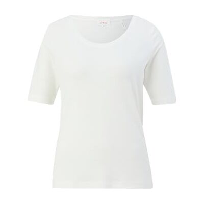 s.Oliver Kortärmad t-shirt, Weiß, 34 s.Oliver Kortärmad t-shirt, Weiß, 34