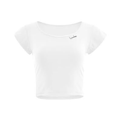 WINSHAPE funktionell ljus och mjuk skuren kortärmad skjorta AET137LS, ultramjuk stil, fitness, dans, yoga/pilates, streetwear, elfenben, L WINSHAPE funktionell ljus och mjuk skuren kortärmad skjorta AET137LS, ultramjuk stil, fitness, dans, yoga/pilates, streetwear, elfenben, L