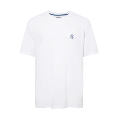 Mavi Dam logotyp broderi t-shirt T-shirt, vit, S, Flerfärgad, S Mavi Dam logotyp broderi t-shirt T-shirt, vit, S, Flerfärgad, S