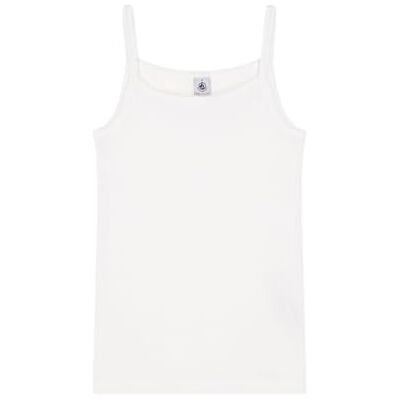 Petit Bateau Ärmlös axelbandsskjorta dam Ecume M, Skum, M Petit Bateau Ärmlös axelbandsskjorta dam Ecume M, Skum, M