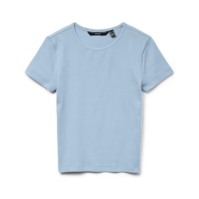 VERO MODA VMCHLOE SS Short TOP GA JRS NOOS, Cool blå, S VERO MODA VMCHLOE SS Short TOP GA JRS NOOS, Cool blå, S