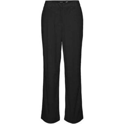 VERO MODA VMNORA MW raka Corduroy-byxor, svart, (M) W x 32L VERO MODA VMNORA MW raka Corduroy-byxor, svart, (M) W x 32L