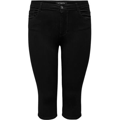 ONLY Carmakoma dam Caraugusta Life Hw skinny knickers svarta shorts ONLY Carmakoma dam Caraugusta Life Hw skinny knickers svarta shorts