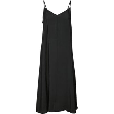 VERO MODA VMJOSIE Calf Singlet Dress WVN GA NOOS, svart, XS VERO MODA VMJOSIE Calf Singlet Dress WVN GA NOOS, svart, XS