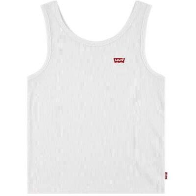 Levi's Lvg Meet and Greet ribbad tank ljus vit, Kritvit, 10 År Levi's Lvg Meet and Greet ribbad tank ljus vit, Kritvit, 10 År