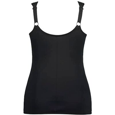 Ulla Popken dam kroppsformande topp, Jaquardlace T-shirt, svart, 90, svart, 90 Ulla Popken dam kroppsformande topp, Jaquardlace T-shirt, svart, 90, svart, 90