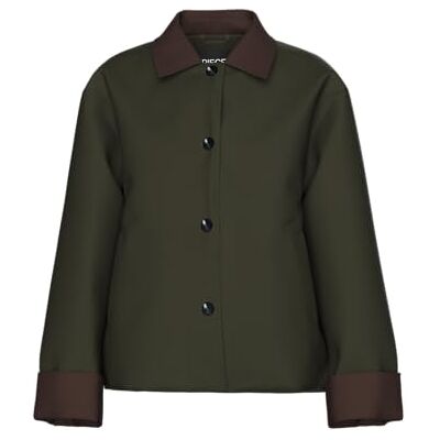 PIECES Dam Pcjorma kort Corduroy jacka, Skogsnatt, XL PIECES Dam Pcjorma kort Corduroy jacka, Skogsnatt, XL