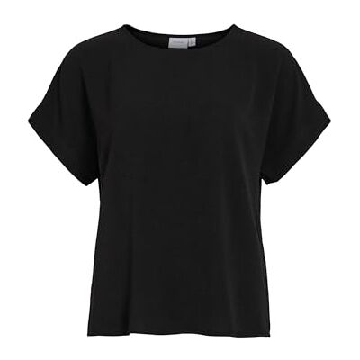 Vila Vijosa S/S Top – Noos, Svart skönhet, 38 Vila Vijosa S/S Top – Noos, Svart skönhet, 38