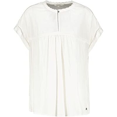 Garcia Damskjorta, kortärmad blus, off white, XL, Vit, XL Garcia Damskjorta, kortärmad blus, off white, XL, Vit, XL