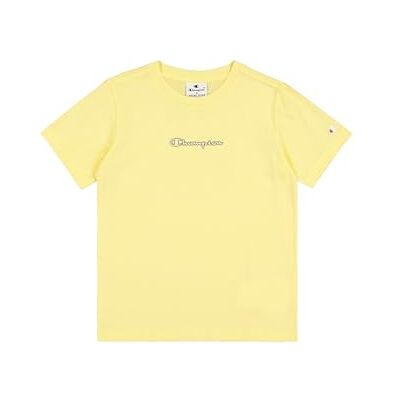 Champion pojke Legacy Boy – grafisk rund hals t-shirt med stor logotyp, gul (YS143), XL, Gul (Ys143), 13-14 År Champion pojke Legacy Boy – grafisk rund hals t-shirt med stor logotyp, gul (YS143), XL, Gul (Ys143), 13-14 År