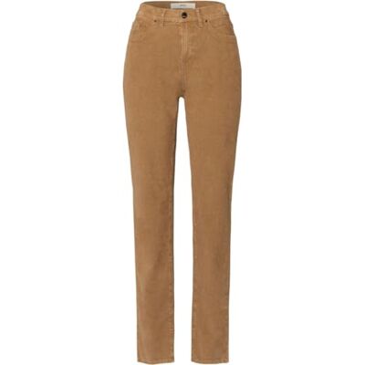 Brax Dam stil Carola struktur sammetsbyxor, Kamel, 34W x 32L Brax Dam stil Carola struktur sammetsbyxor, Kamel, 34W x 32L
