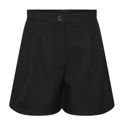 PIECES PCNEVA HW Wide Shorts NOOS, svart, M PIECES PCNEVA HW Wide Shorts NOOS, svart, M