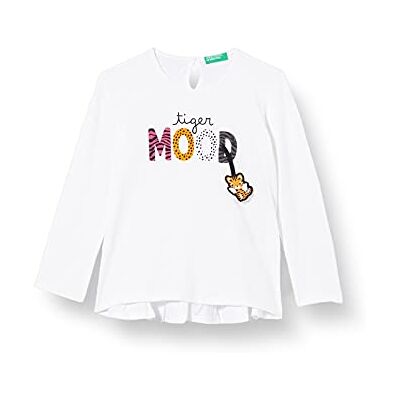 United T-shirt för flickor, Bianco 101, 82 cm United T-shirt för flickor, Bianco 101, 82 cm