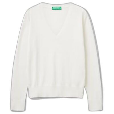 United V-ringad, M/L, Vit, XS United V-ringad, M/L, Vit, XS