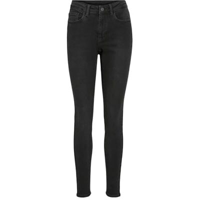 Vila Visarah Rw Skinny Jeans Blk Bub00-Noos, Svart denim, XL / 32L Vila Visarah Rw Skinny Jeans Blk Bub00-Noos, Svart denim, XL / 32L