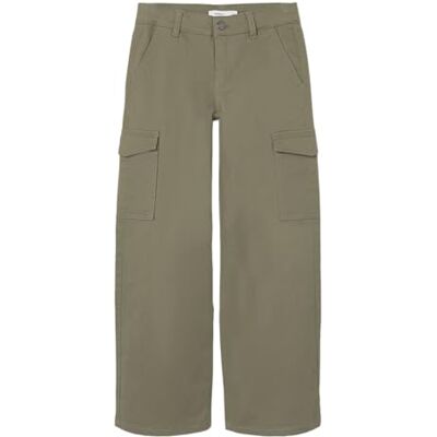 NAME IT flickor cargobyxor Nkfrose Wide Twill Cargo 8108-ba Noos NAME IT flickor cargobyxor Nkfrose Wide Twill Cargo 8108-ba Noos