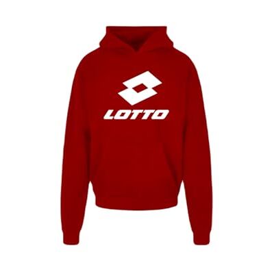 AMERICAN COLLEGE USA Lotto färg huvtröja sportkläder pojke, Färg: röd, 16 ans AMERICAN COLLEGE USA Lotto färg huvtröja sportkläder pojke, Färg: röd, 16 ans