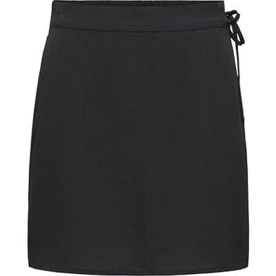 ONLY Onlnova Life Vis Talika Skirt Solid, svart, S ONLY Onlnova Life Vis Talika Skirt Solid, svart, S