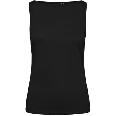 PIECES Damer Pcanora tanktop Bc linne, svart, L PIECES Damer Pcanora tanktop Bc linne, svart, L