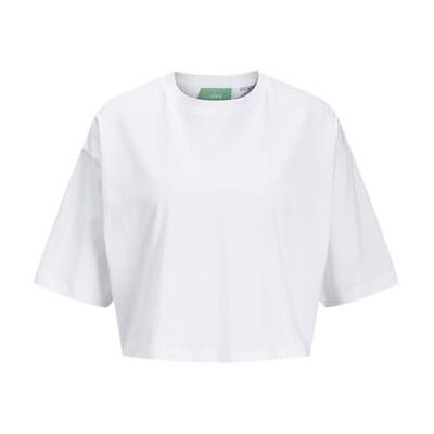 JJXX JXANDREA Loose SS Cropped Tee JRS NOOS, Ljus vit, M JJXX JXANDREA Loose SS Cropped Tee JRS NOOS, Ljus vit, M