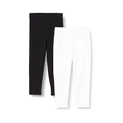 TOM TAILOR Damer Beskurna leggings i dubbelpack 1032389, 20000 White, S TOM TAILOR Damer Beskurna leggings i dubbelpack 1032389, 20000 White, S