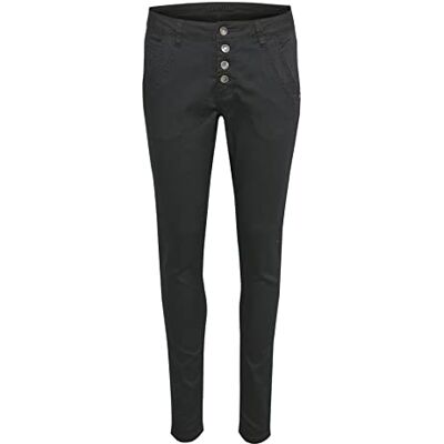 Cream Gräddfärgad Dam Lottecr Plain Twill Coco Fit Jeans, Pitch Svart, 28 B x 32 L Cream Gräddfärgad Dam Lottecr Plain Twill Coco Fit Jeans, Pitch Svart, 28 B x 32 L