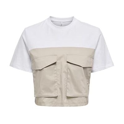 ONLY Onldara S/S Short Mix Top JRS, Molndansare, S ONLY Onldara S/S Short Mix Top JRS, Molndansare, S